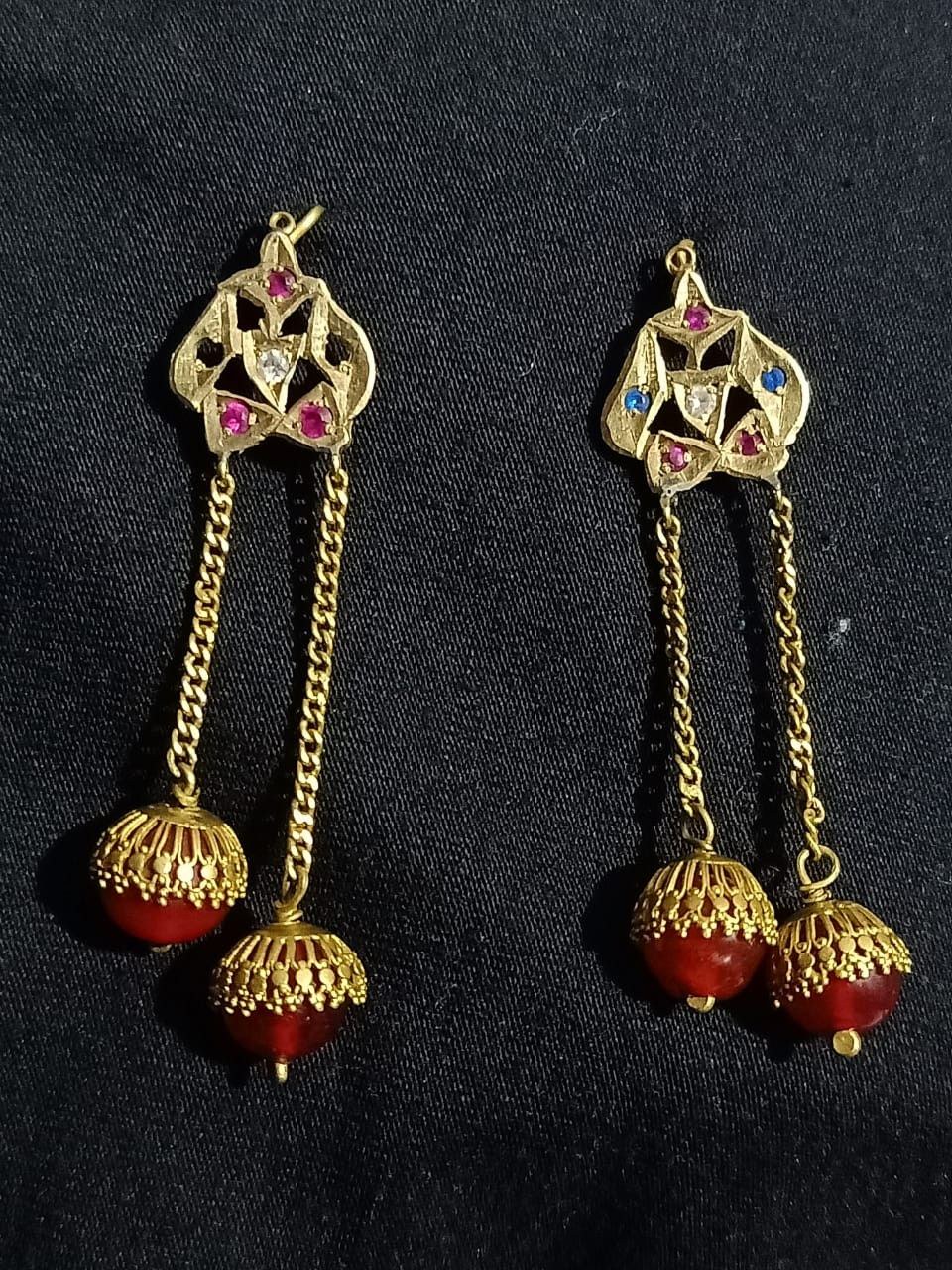 Kangra Gold Dangles